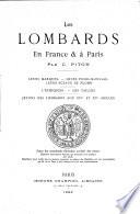 Les Lombards en France & à Paris