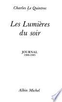 Les lumières du soir