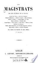 Les magistrats les plus celebres de la France. 2. ed