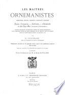 Les maîtres ornamentistes