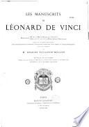 Les manuscrits de Leonard de Vinci