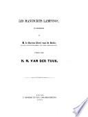 Les manuscrits Lampongs, en possession de m. le baron Sloet van de Beele ... publiés par H.N. van der Tuuk
