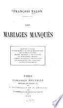 Les mariages manqués