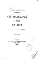 Les massacres à Reims en 1792