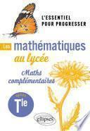 Les mathématiques au lycée - Option Maths complémentaires Terminale