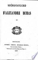 Les mémoires d'Alexandre Dumas