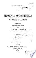 Les mensonges conventionnels de notre civilisation