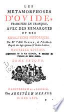 Les métamorphoses d'Ovide,