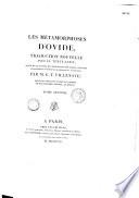 Les métamorphoses d'Ovide[Livre]
