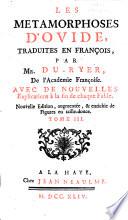 Les metamorphoses, traduites en françois par Mr. Du-Ryer