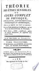Les météores, la lumière, le fluide igné, le fluide électrique