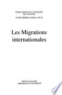 Les Migrations internationales
