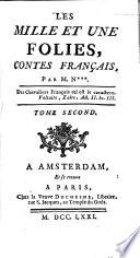Les mille et une folies, contes français,