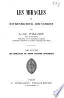 Les miracles de Notre Seigneur Jésus Christ
