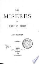 Les misères d'un homme de lettres