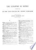 Les Missions catholiques