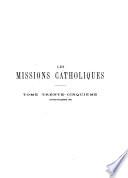 Les Missions catholiques