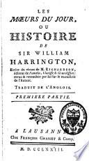 Les moeurs du jour ou histoire de sir William Harrington
