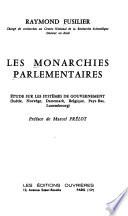 Les monarchies parlamentaires