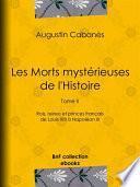Les Morts mystérieuses de l'Histoire