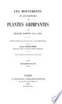 Les mouvements et les habitudes des plantes grimpantes