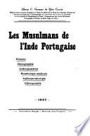 Les musulmans de l'Inde Portugaise