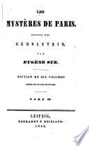 Les mystéres de Paris. Suivis de: Gerolstein