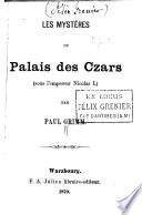 Les mystères du palais des czars