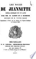 Les noces de Jeannette