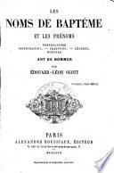 Les noms de baptème et les prénoms