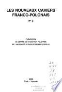 Les nouveaux cahiers franco-polonais