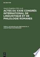Les nouvelles ambitions de la linguistique diachronique
