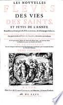 Les nouvelles fleurs des vies des Saints