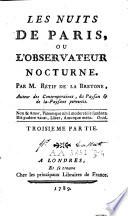 Les nuits de Paris ou l'observateur nocturne