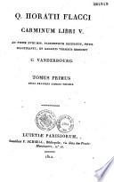 Les odes d'Horace