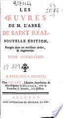 Les oeuvres de M. l'abbé de Saint-Réal