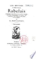 Les oeuvres de Maistre François Rabelais
