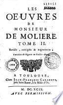 Les Oeuvres de monsieur de Molière, tome I [-VIII]..