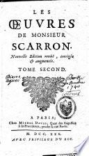 Les oeuvres de Monsieur Scarron