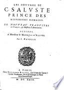 Les oeuvres; de nouveau traduites et illustrees d'annotations ... (par J. Baudoin.)