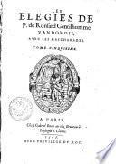 Les oeuvres de p. de Ronsard gentilhomme vandomois. Tome premier (-sixiesme)