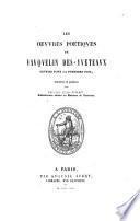 Les oeuvres poetiques de Nicolas Vauquelin des-Yveteaux reunies pour la premiere fois, annotées et publiées par Prosper Blanchemain