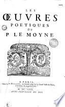 Les oeuvres poetiques du P. Le Moyne
