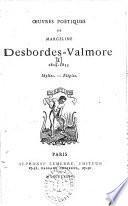 Les oeuvres poétiques