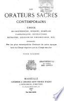 Les orateurs sacrés contemporains