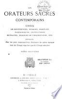 Les orateurs sacrés contemporains