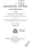 Les orateurs sacrés contemporains
