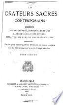Les orateurs sacrés contemporains