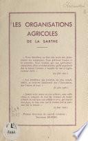 Les organisations agricoles de la Sarthe