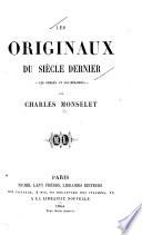 Les originaux du siècle dernier